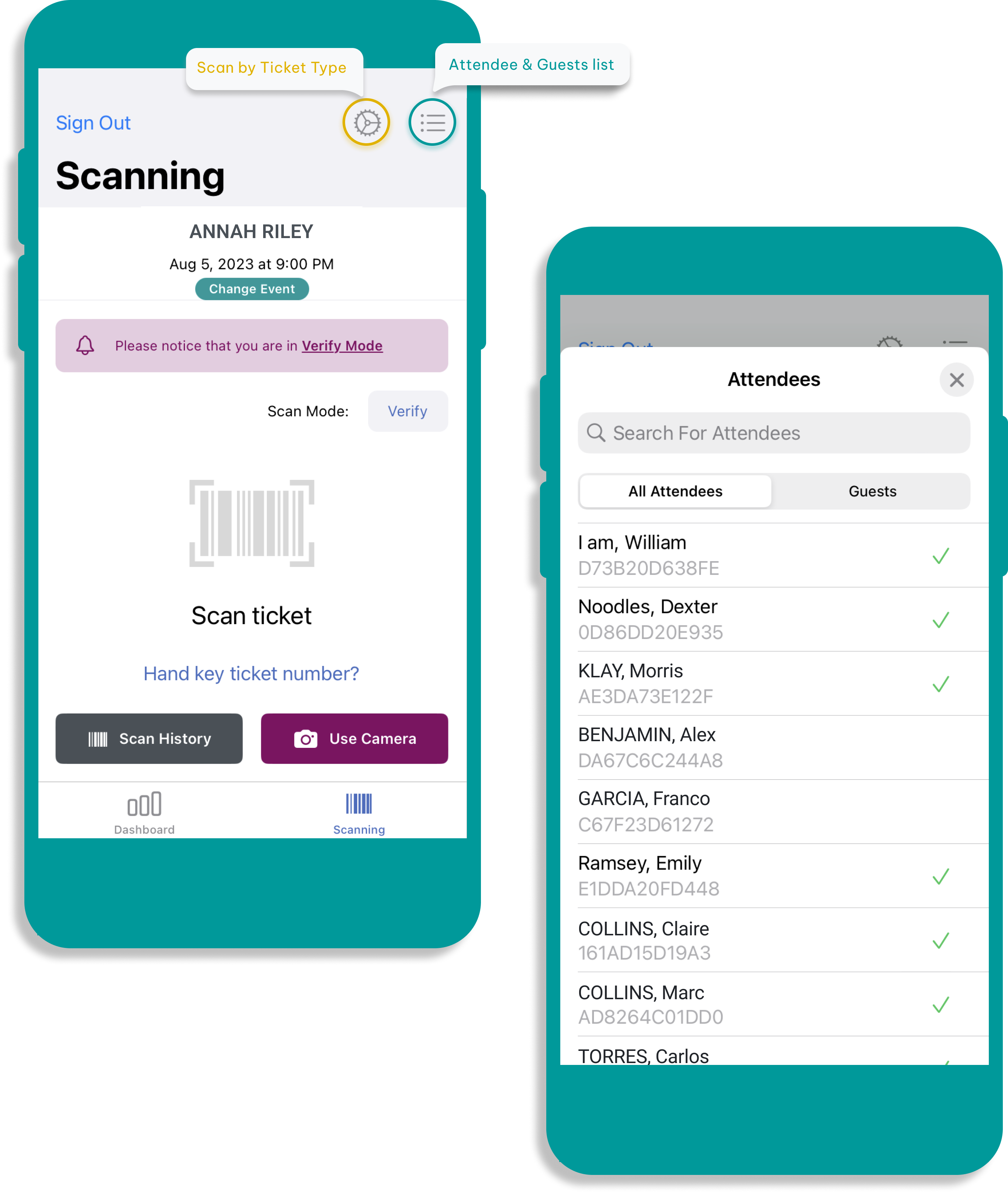 Access Control (New iOS Scanning) App Client Support
