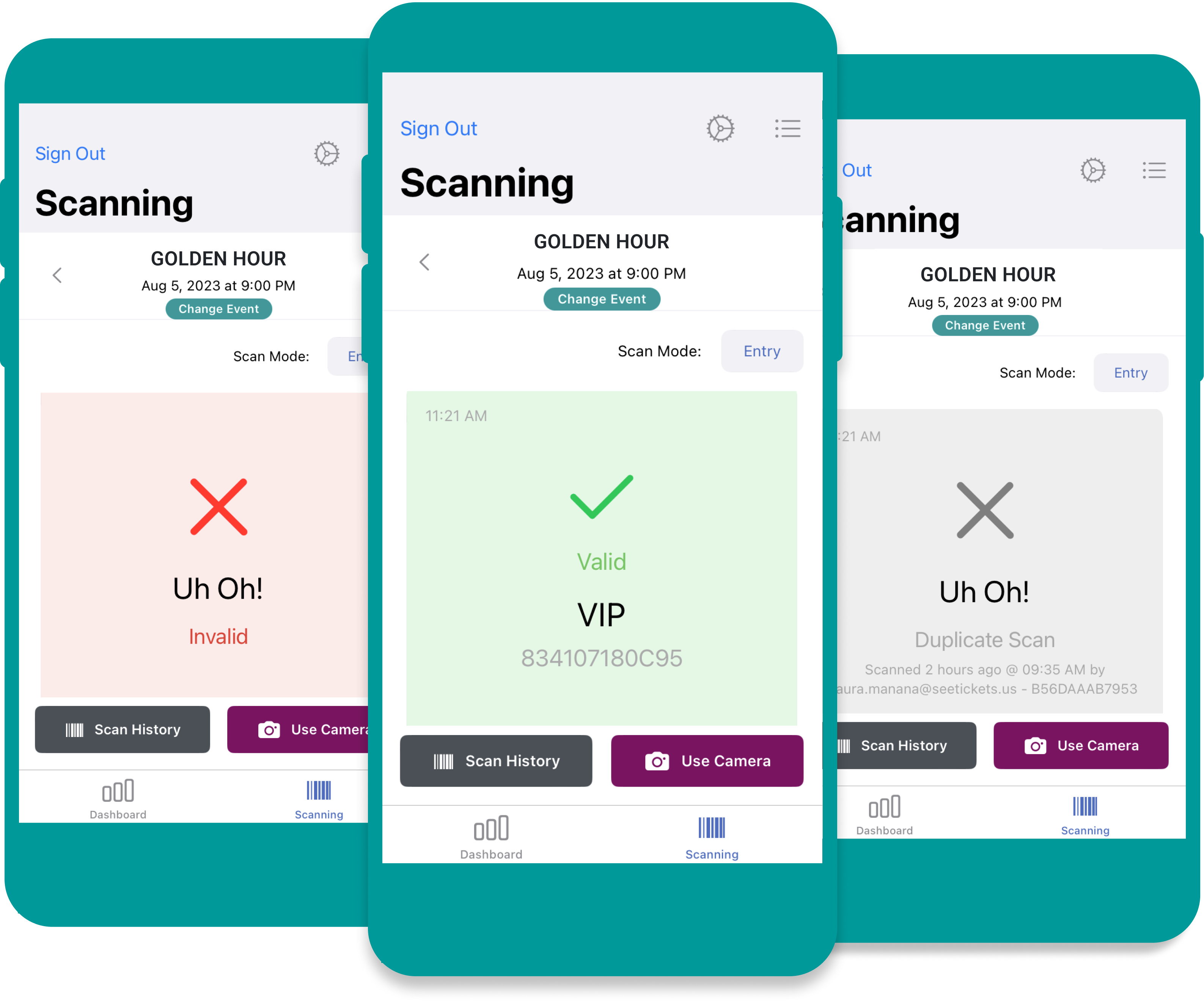 Access Control (New iOS Scanning) App Client Support