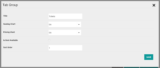 Group Seating & Pricing